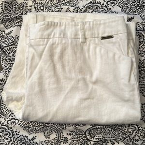 White Stretch Denim Size 16 Tall